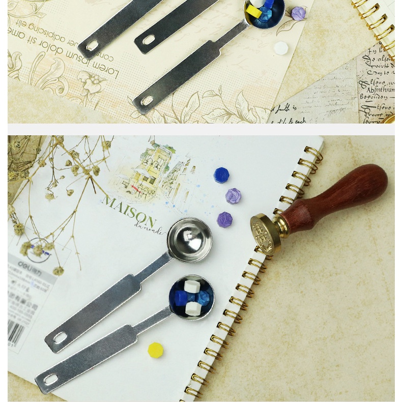 Muỗng Dùng Sáp Đóng Dấu Niêm Phong Thư Họa Tiết Độc Đáo