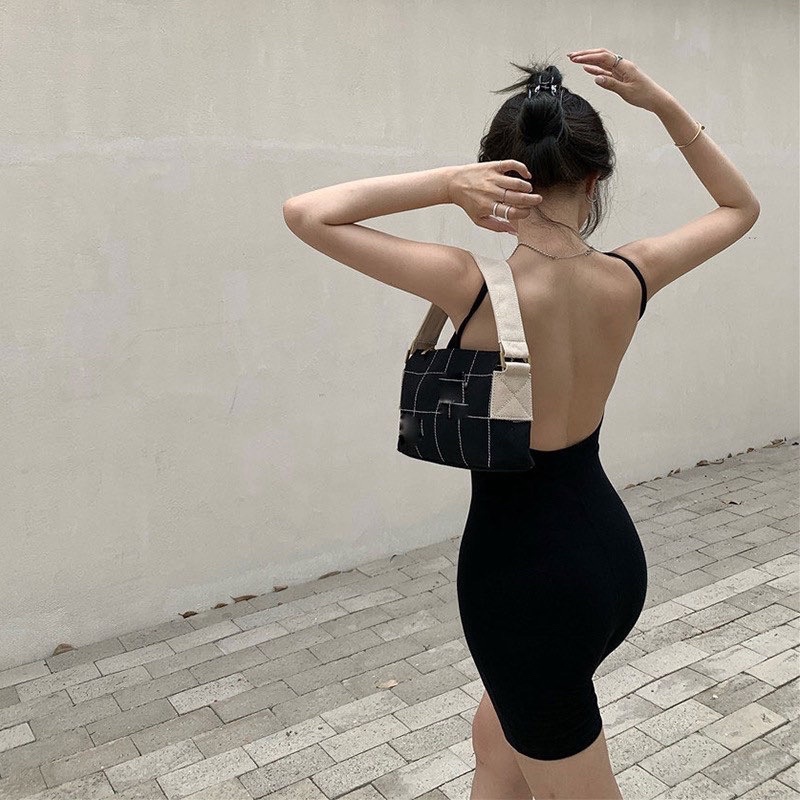 Jumpsuit Đồ Bay Hở Lưng Sexy Có Mút Viibodysuit