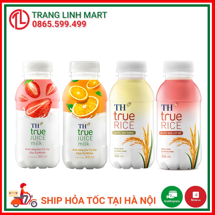 Nước uống TH sữa trái cây / Nước gạo rang TH chai 300ml