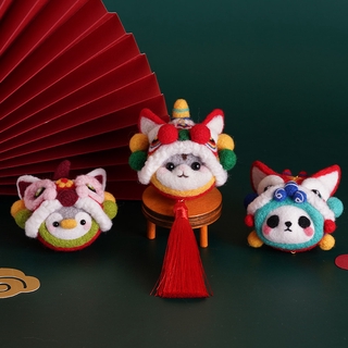 Móc khóa len handmade gắn cho túi