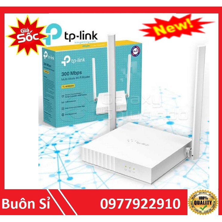 Bộ phát WiFi - Router WiFi TPlink TL-WR 820N chuẩn N tốc độ 300Mbps - Chính Hãng Mới 100% full box