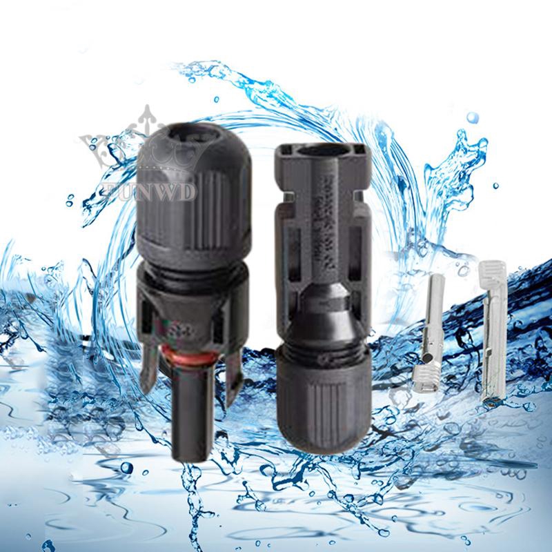 Set 10 đầu nối dây cáp MC4 cho tấm pin năng lượng mặt trời