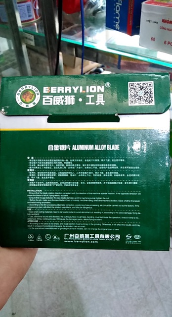 Lưỡi Cưa Gỗ Hợp Kim Berrylion 041100401 - 1T1 và 1T8 - Chuyên phân phối