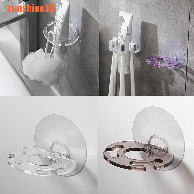 Giá Đỡ Bàn Chải Đánh Răng Không Cần Đục Lỗ Cho Phòng Tắm