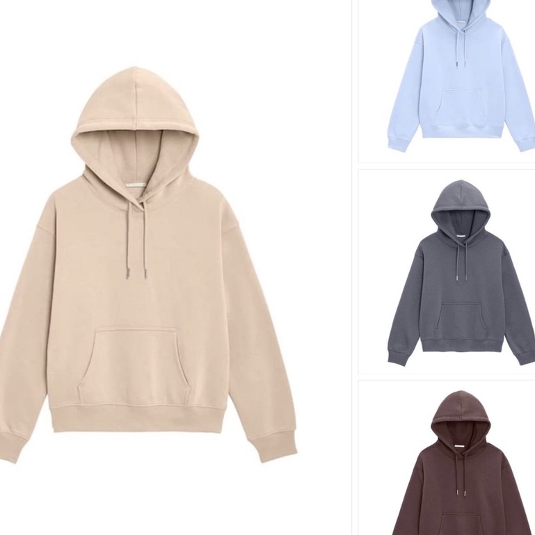 Áo hoodie nữ nhiều màu mềm mại, thoáng mát, lớp lót nỉ bên trong ấm áp ChiDu - TA032