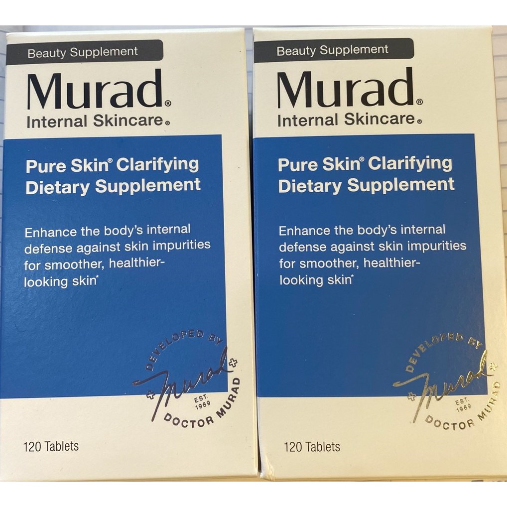 Viên Uống Giảm Mụn, Giảm Dầu Murad Pure Skin Clarifying Dietary Supplement Chính Hãng MURAD | Thế Giới Skin Care