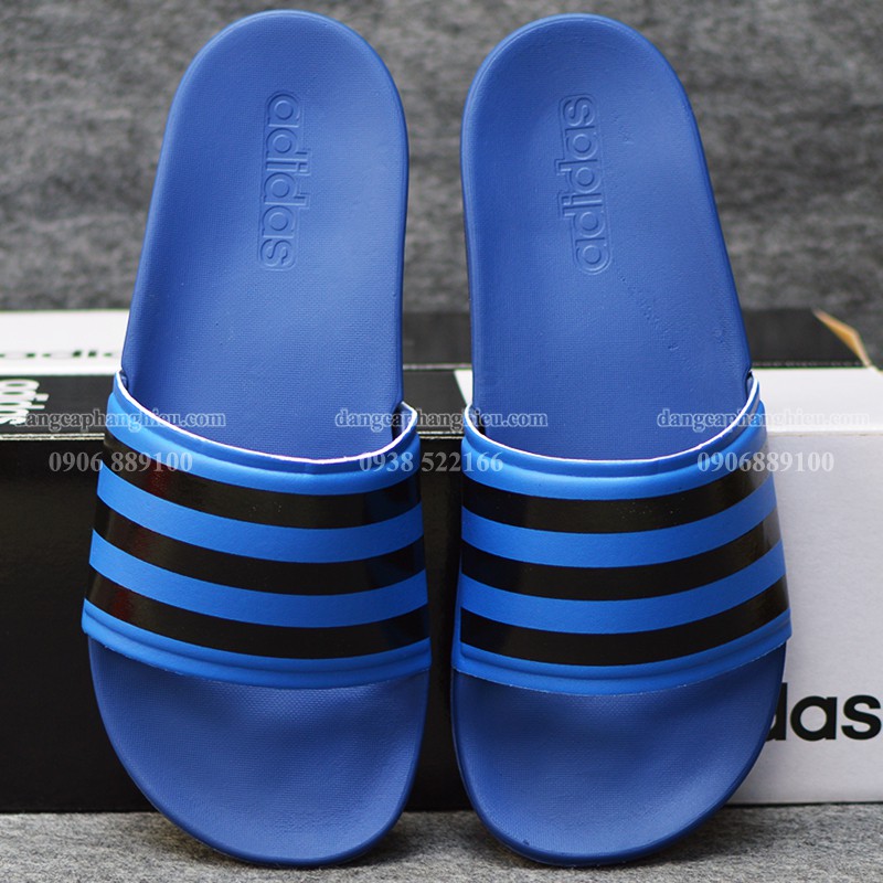 Adidas Cloudfoam Sample màu xanh sọc đen