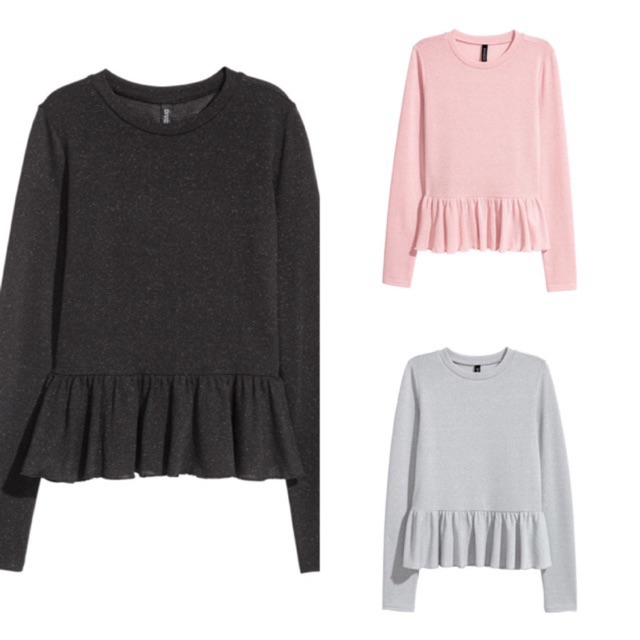 ‼️Áo peplum H&M xuất xịn