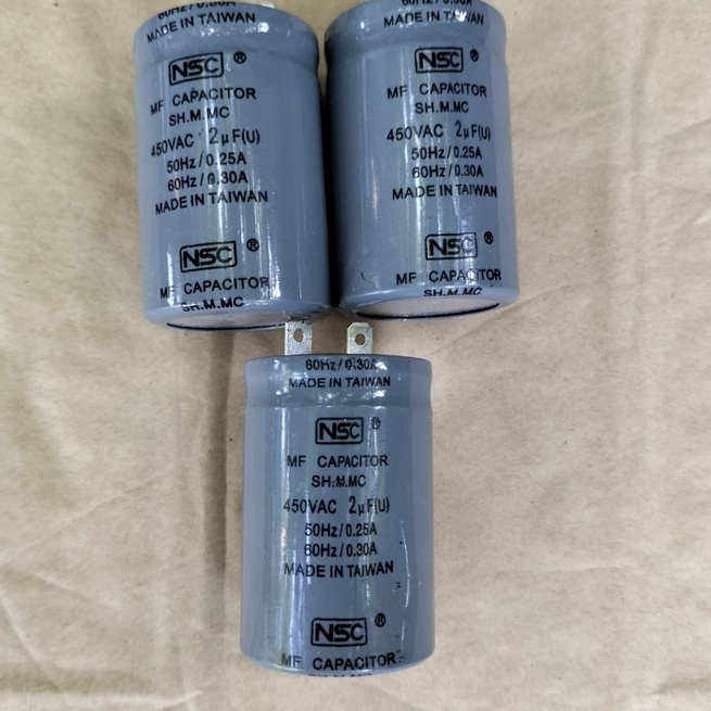 Tụ điện dầu 2uf ;2,5uf; 3 uf; 4 uf ; 5 uf dùng thay thế cho quạt điện, máy bơm nhỏ