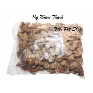 1kg đá nham thạch viên trung - vật liệu lọc nham thạch size nhỏ
