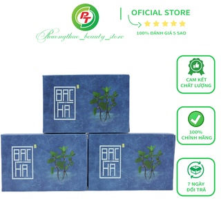 Xà bông sinh dược handmade - xà bông sinh dược bạc hà 100gr mùi bạc hà thơm mát, làm sạch diệt khuẩn, mát da