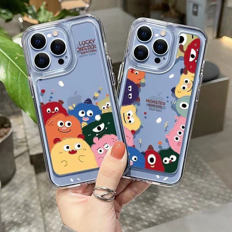 Ốp Điện Thoại Silicon TPU Mềm Trong Suốt Chống Sốc Cho IPhone 14 13 12 11 Pro X XR XS Max 6 6S 7 8 14 Plus