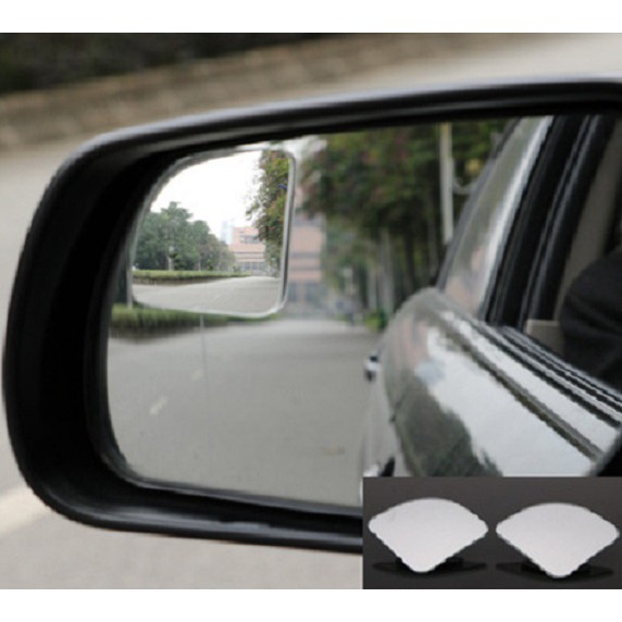 Bộ 2 gương lồi vuông chữ nhật dài đa cực 360 độ tăng tầm nhìn lái xe