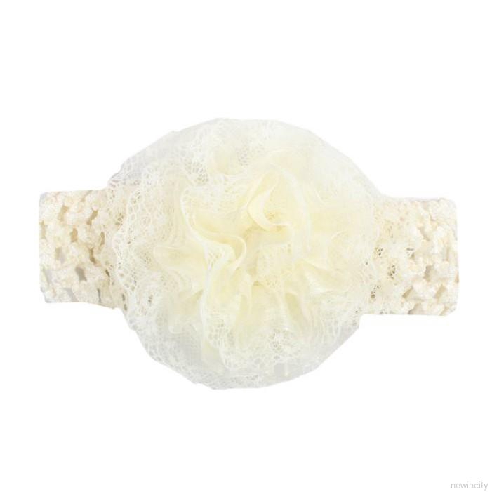 Băng đô ren hoa xinh xắn cho bé gái