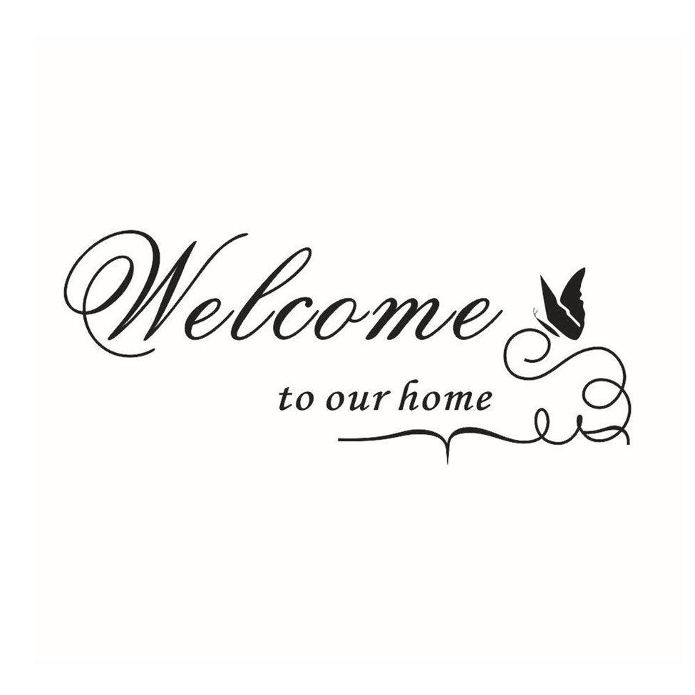 Decal Dán Tường Chữ Welcome To Our Home