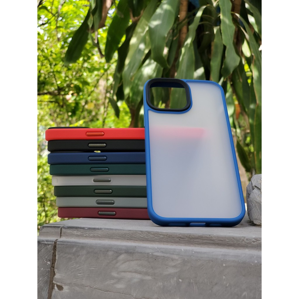 Ốp Likgus nhám viền màu dẻo iPhone 13, 13 Pro, 13Pro max lưng nhám chống Vân tay, chống sốc siêu bền đẹp