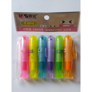 Viết dạ quang 6 màu M&G - hình cute, nhẹ, màu đẹp