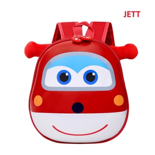 Ba lô có Biệt đội bay siêu đẳng mầm non nhỡ lớn BL013-Jett đỏ cho bé 2-5T