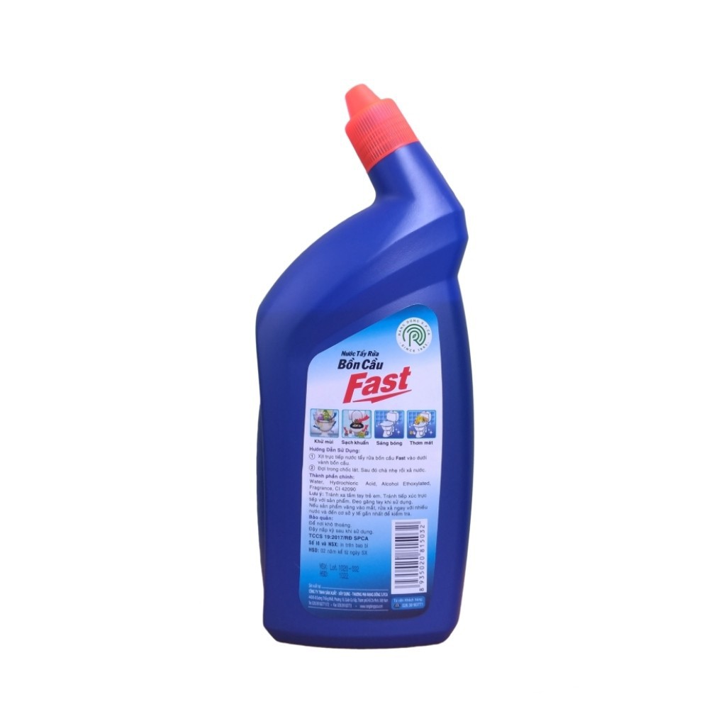 Nước Tẩy Bồn Cầu FAST 750ml Cực Mạnh Diệt Khuẩn 99,9%