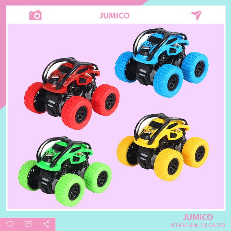 Đồ chơi trẻ em ô tô địa hình phát triển trí tuệ tư duy vận động cho bé JUMICO OTC