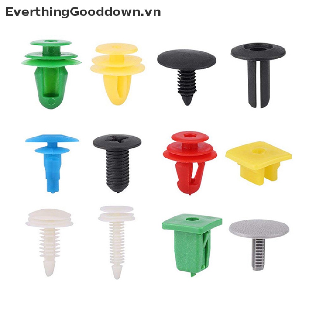 Bộ 500 Đinh Tán Nhựa Nhiều Loại Cho Xe Hơi