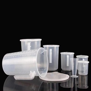 Ca đong chia vạch có nắp đậy, bình nhựa định lượng 250ml, 500ml, 1L, 2L- Measuring Jar