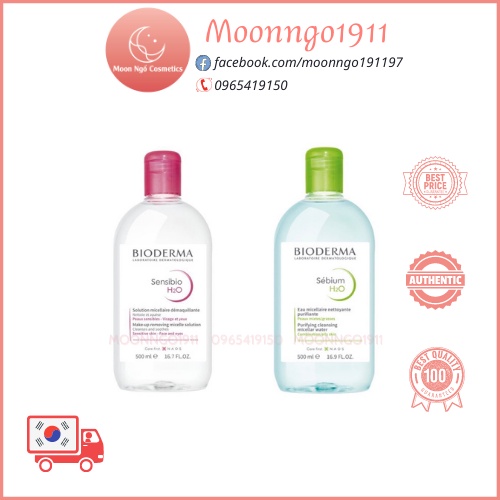 Nước Tẩy Trang, Làm Sạch Da Bioderma 500ml