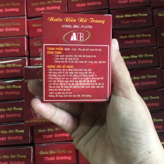 Nước rửa nữ trang - không hao vàng