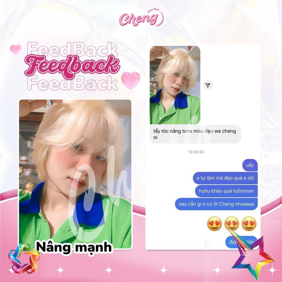 Thuốc NÂNG TONE Tóc - Lên Tone Sáng, Nhuộm Tóc Chuẩn Màu | Chenglovehair, Chenglovehairs