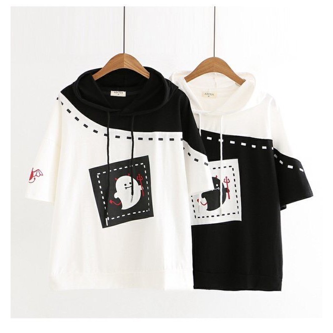 HÌNH THẬT - Áo hoodie cotton tay lỡ mùa hè cún - mèo  hot 2021 | BigBuy360 - bigbuy360.vn