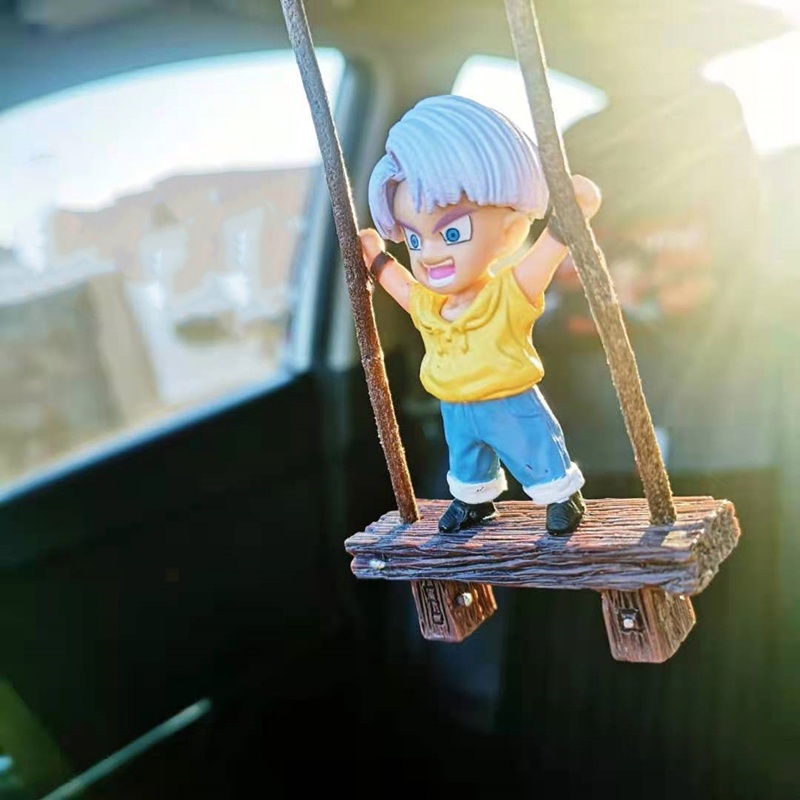Mô Hình Nhân Vật Son Goku Hoạt Hình Dragon ball Trang Trí Xe Hơi