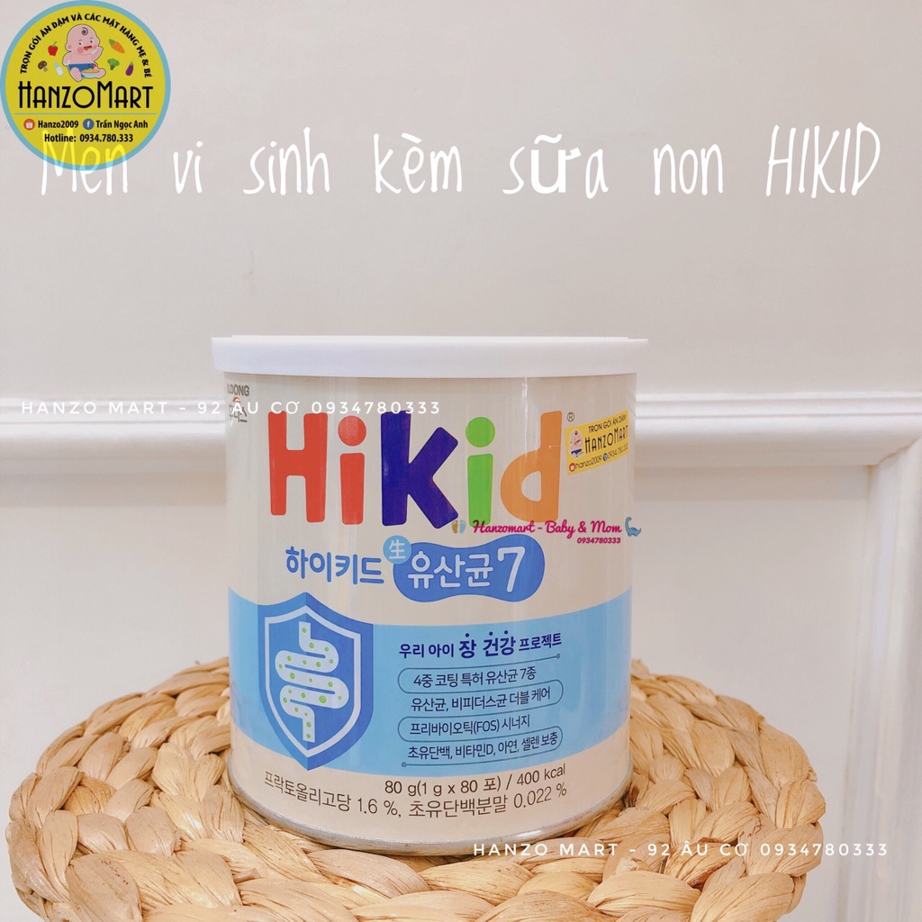 Sữa non men 2in1 Hikid kết hợp 80 gói - Nội Địa Hàn Quốc