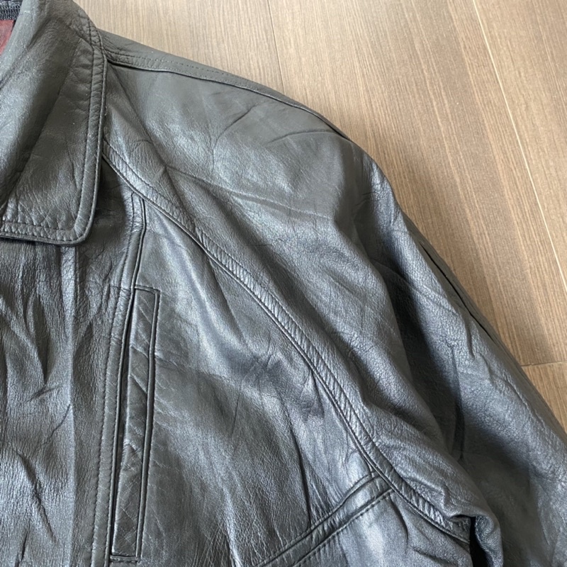 Áo Leather Bomber Jacket 2hand