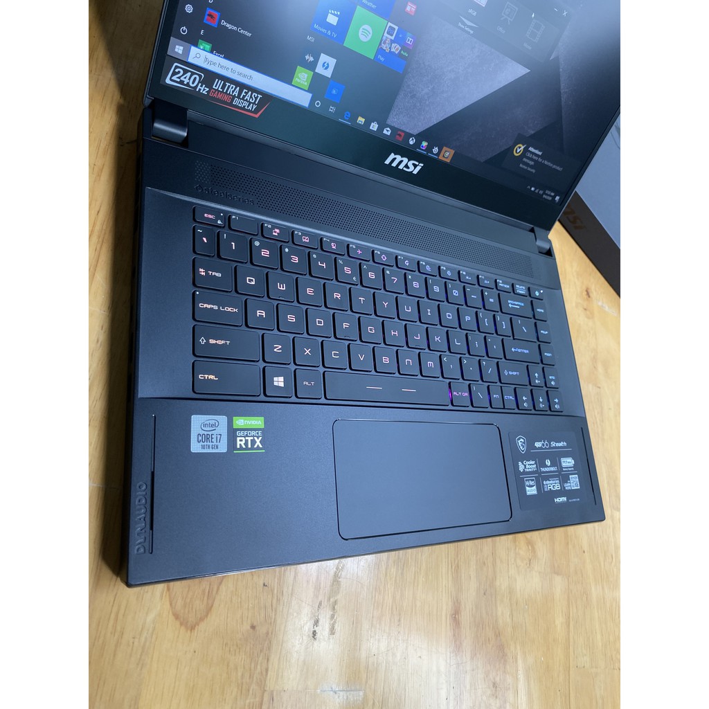 Laptop MSI GS66 Stealth 10SE, i7 – 10875H, 16G, 512G, RTX2060, new seal | BigBuy360 - bigbuy360.vn