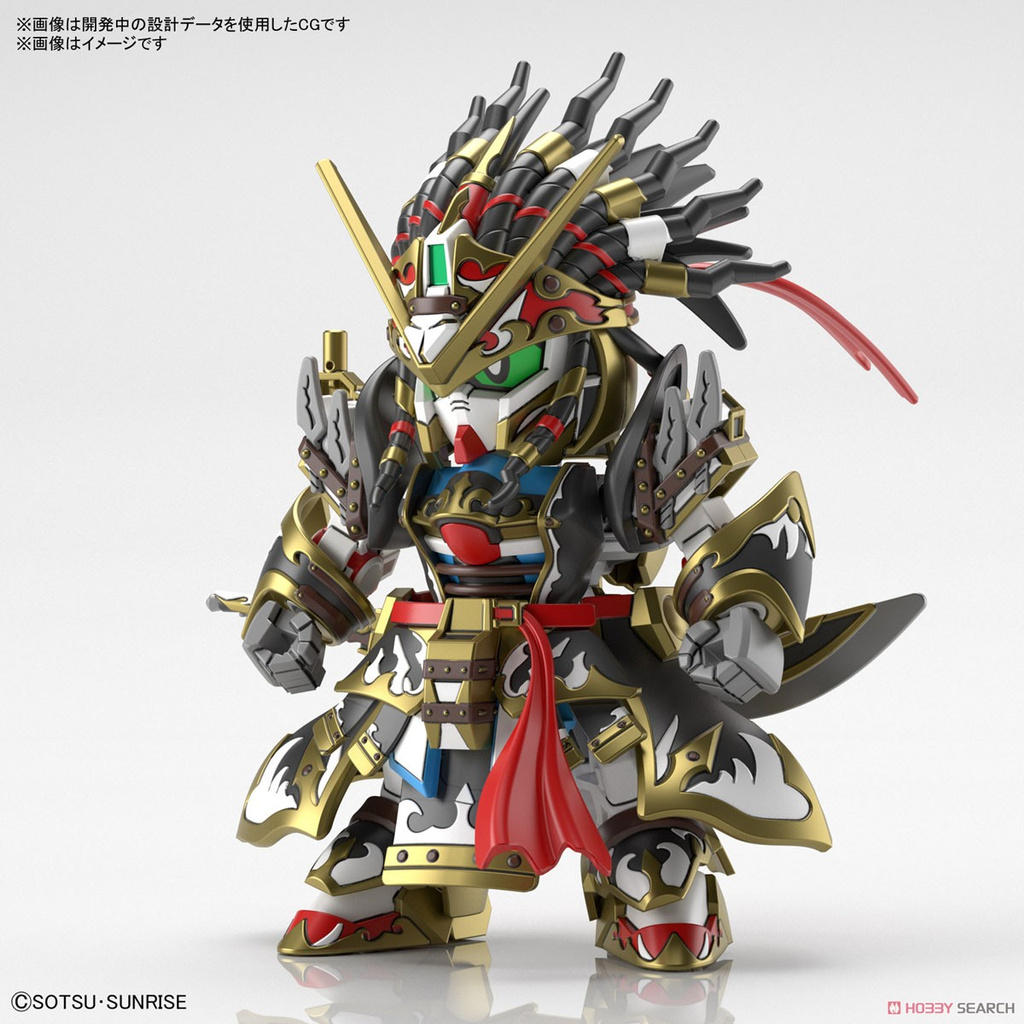 Bộ đồ chơi mô hình lắp ráp GUNDAM SD W HEROES EDWARD SECOND V Râu đen