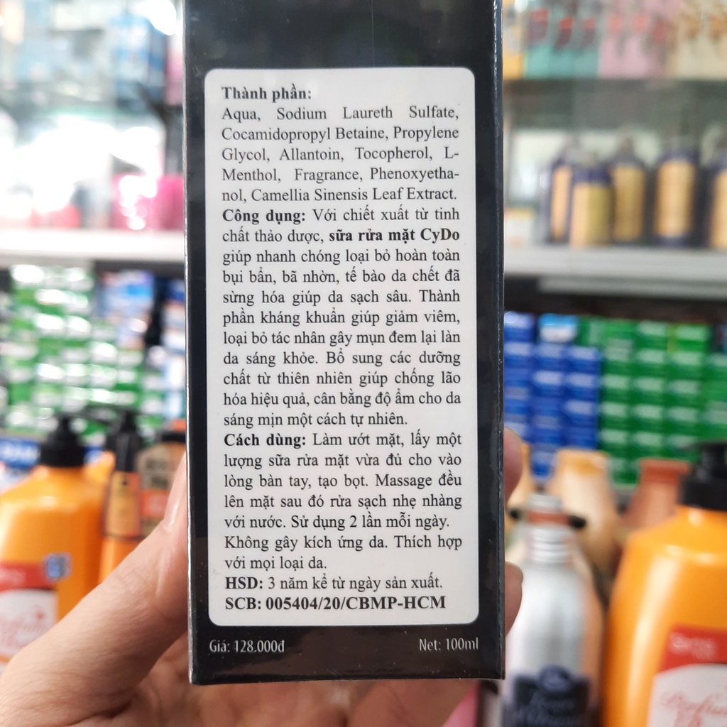Sữa rửa mặt Cydo 100ml