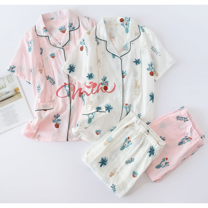 Đồ bộ bầu đẹp XÔ NHẬT Thô đũi siêu mát - Bộ bầu mặc nhà sau sinh cho con bú ti - Pijama bà bầu sau sinh đẹp thời trang