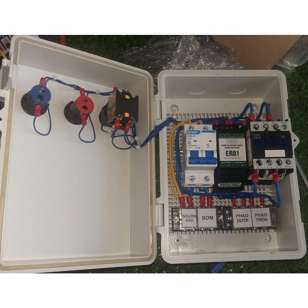 Tủ ĐIện Bơm Nước Tự Động Chống Giật Phao 12V