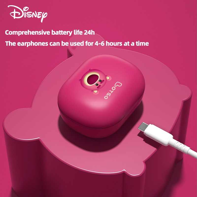 Tai nghe Bluetooth 5.1 không dây chống ồn chống thấm nước kiểu dáng thể thao Disney LY-316