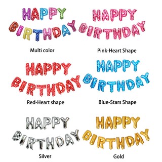 Bóng Chữ Happy Birthday Mập