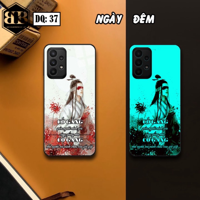 Ốp lưng kính Dạ Quang dành cho Samsung Galaxy A23 phát sáng trong đêm