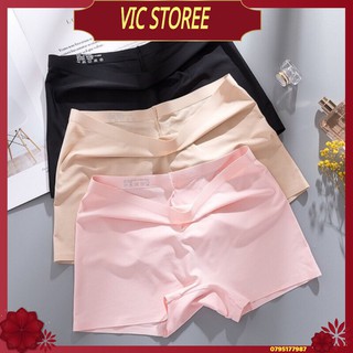 Quần Đùi Đúc Su Mặc Váy Không Đường May Nâng Mông (Túi Zíp) 9915