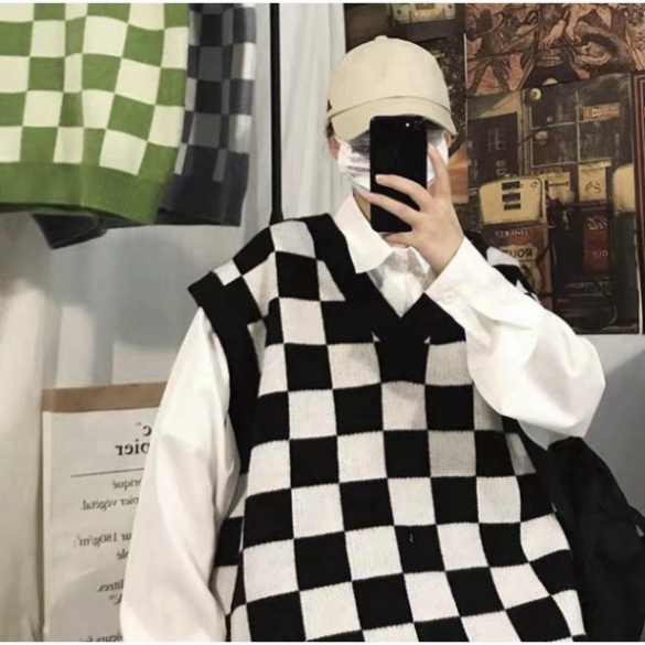 Gile Len Nữ GUMAX Ullzang, Áo Gile Len Cổ Chữ V Thời Trang Cao Cấp Hàng Quảng Châu | BigBuy360 - bigbuy360.vn