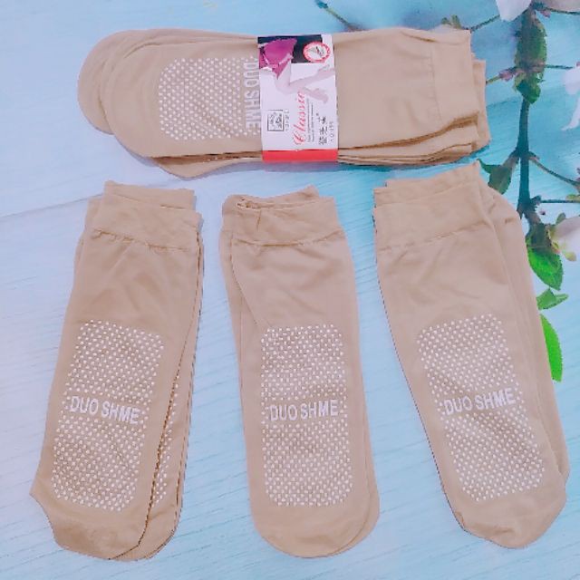 Sét 10 Tất Da Chân Nữ Có Gai Chống Trượt Lợi Dày