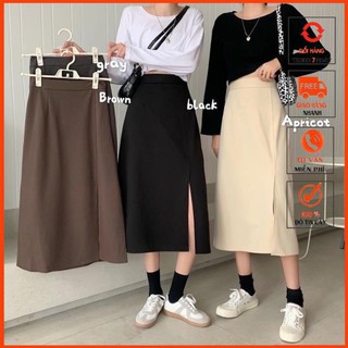 Chân Váy A Dài Xẻ Cá Tính 302