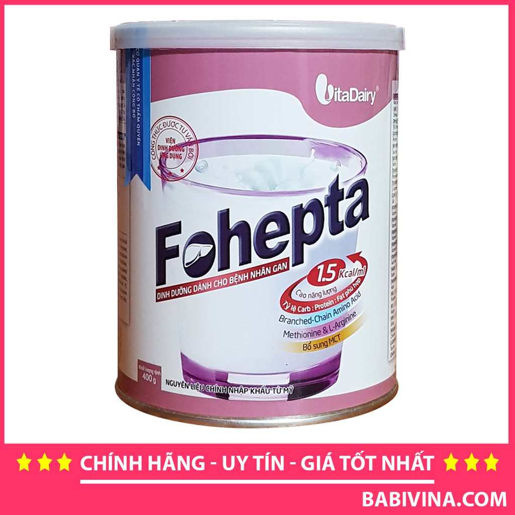 Sữa Bột FOHEPTA 400g Cho Người Bệnh Gan