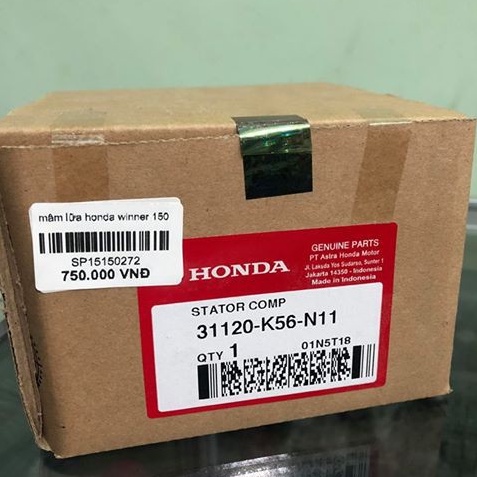 Mâm lửa Honda Winner 150 chính hãng honda indo