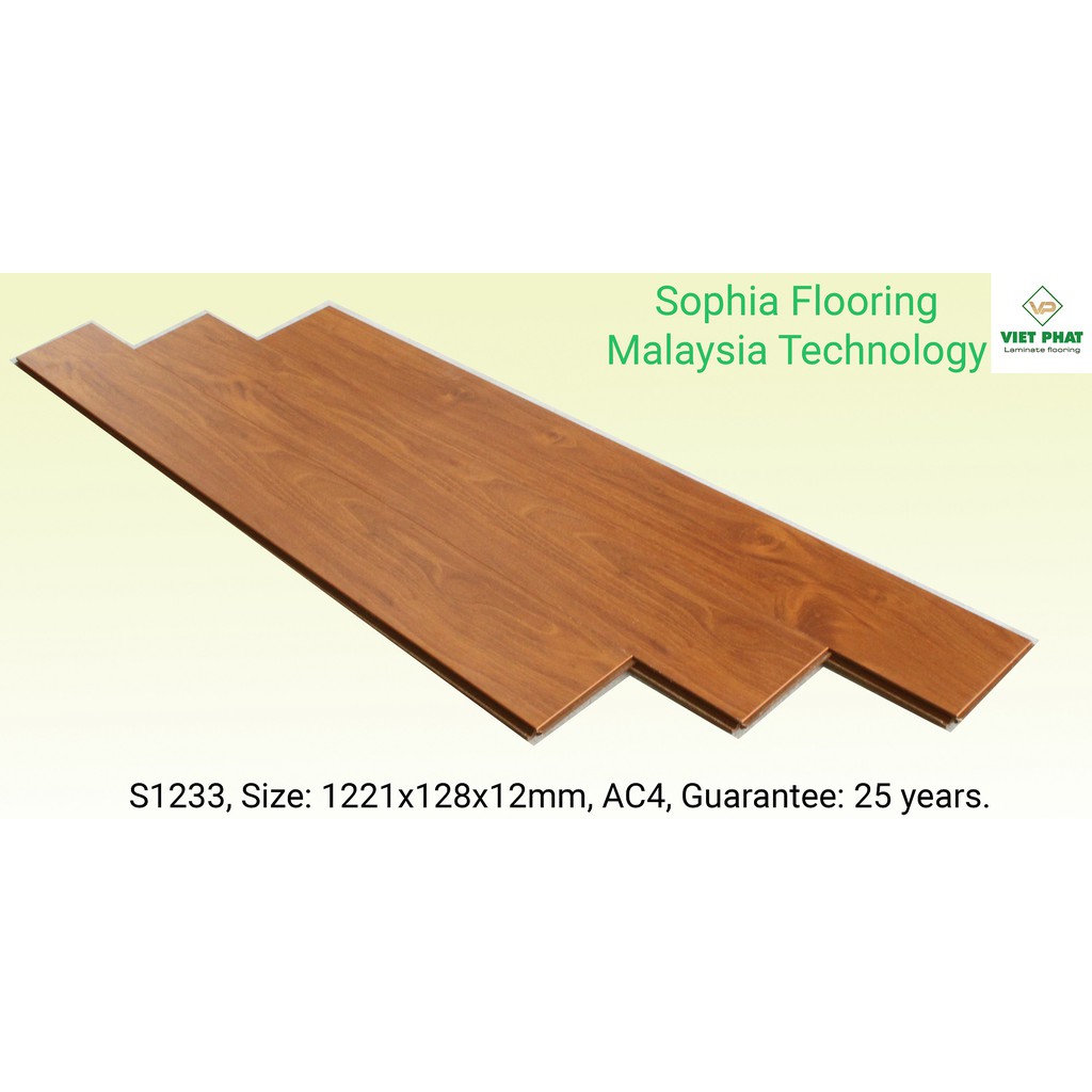 Sàn gỗ công nghiệp 12mm bề mặt laminate siêu chịu nước- số lương có han!!!