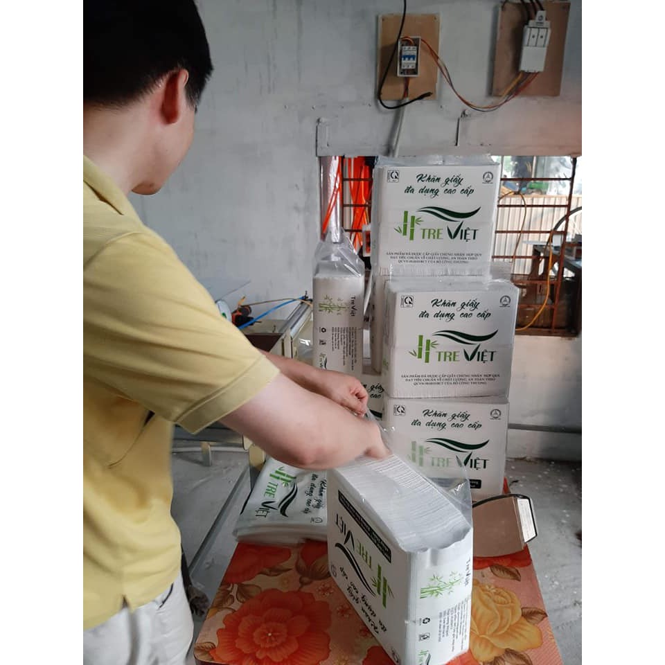 KHĂN GIẤY TRE VIỆT CAO CẤP HÀNG 1KG 600 TỜ