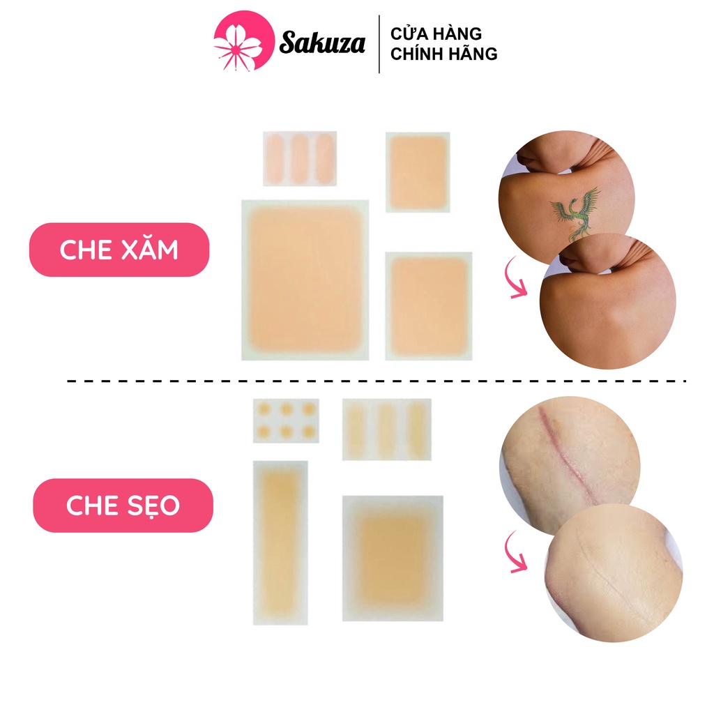 Miếng dán che sẹo hình xăm Sakuza 4 kích thước A1005